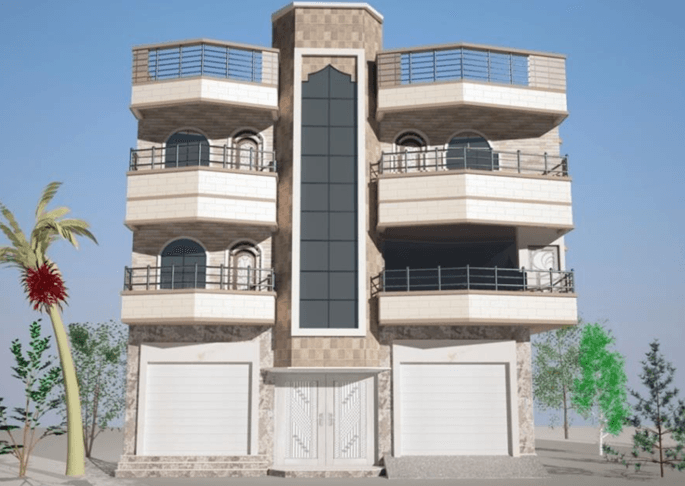 Villas 3D Architectual View Of Musahidabad Customer, W.B, India year 2017 — residential project in Musahidabad, West Bengal